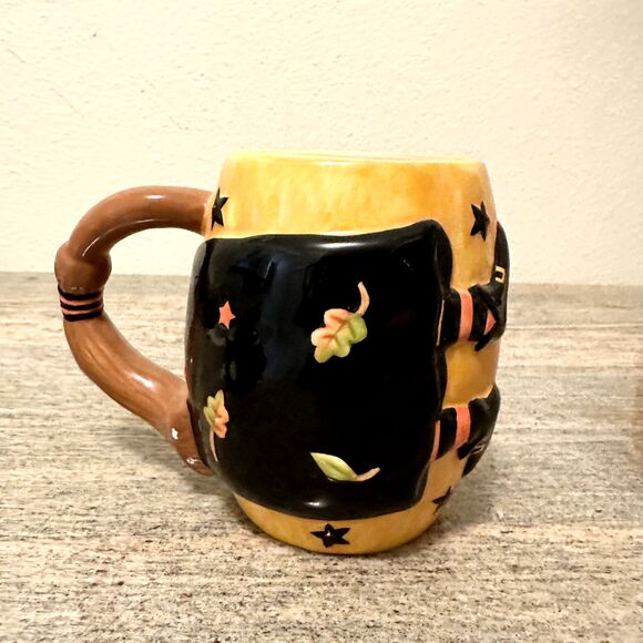 Halloween Susan Winget Witch Flying Wrap Around Coffee Mug Cup - Picture 6 of 10